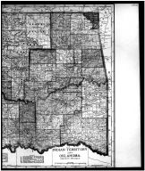 Oklahoma and Indian Territory Map - Right